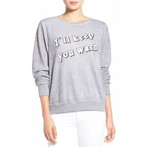 Wildfox 'I'll Keep You Warm' Sweatshirt Top NWT XS $108